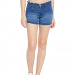 Women's Denim Slim Fit Shorts