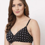 Polka Dots Printed Bra - Lightly Padded